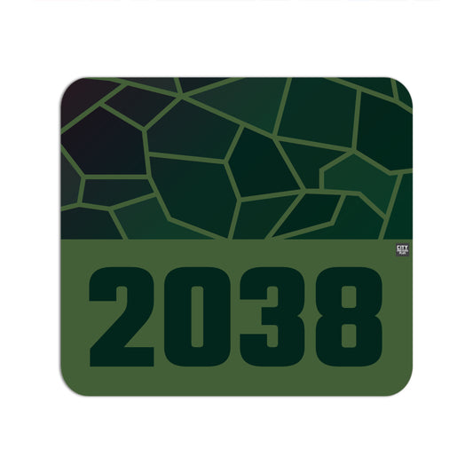 2038 Year Mouse pad (Olive Green)