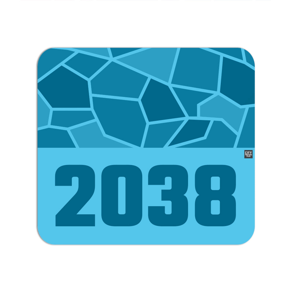 2038 Year Mouse pad (Sky Blue)