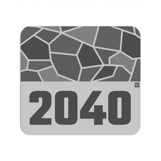 2040 Year Mouse pad (Melange Grey)