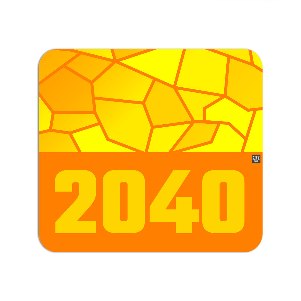 2040 Year Mouse pad (Orange)