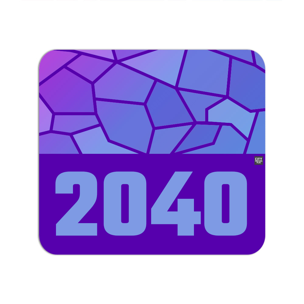 2040 Year Mouse pad (Purple)