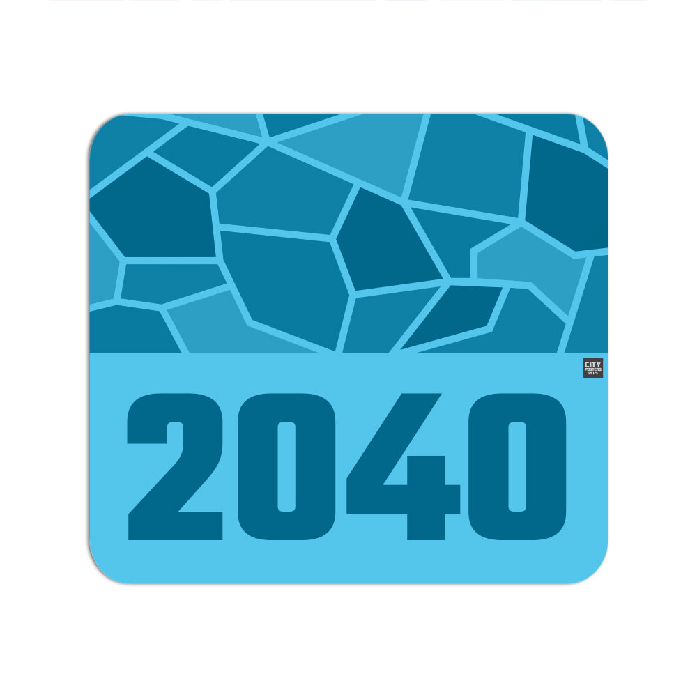 2040 Year Mouse pad (Sky Blue)