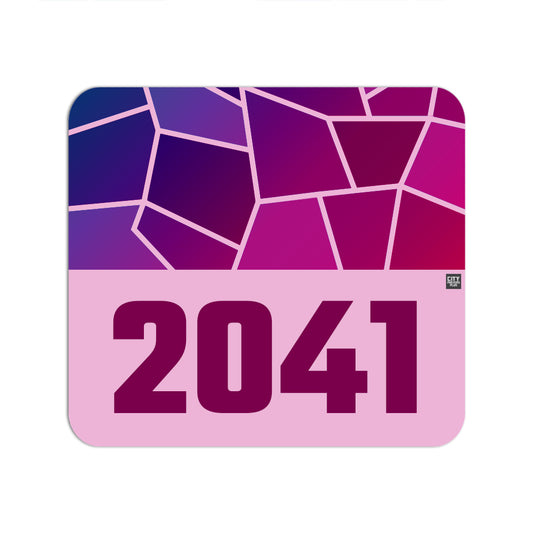 2041 Year Mouse pad (Light Pink)