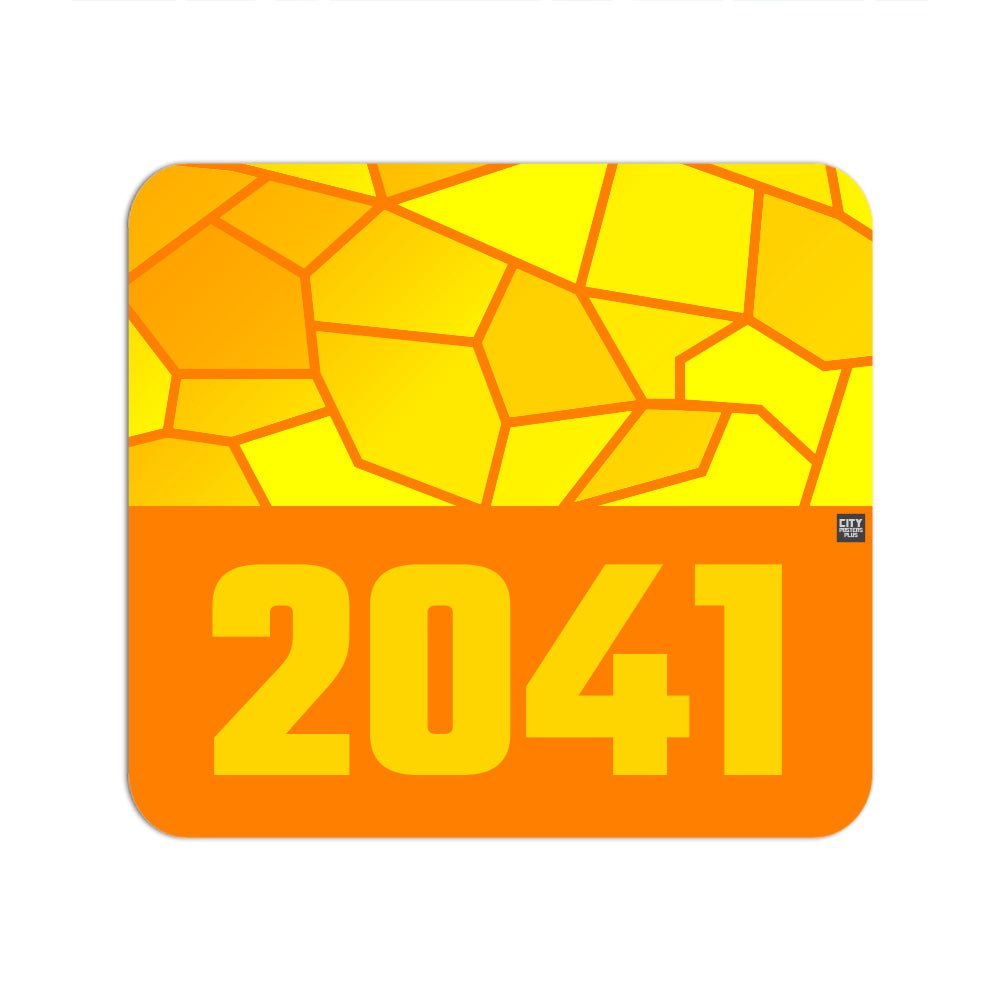 2041 Year Mouse pad (Orange)