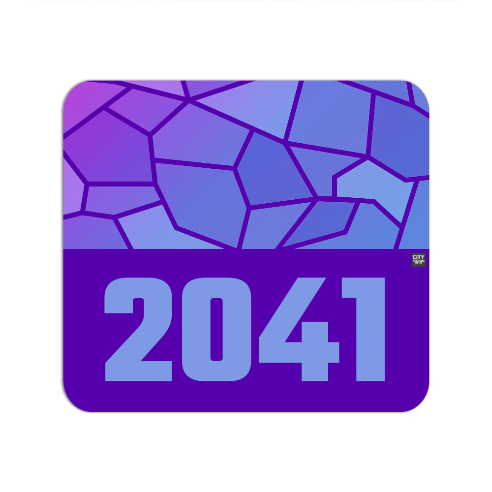 2041 Year Mouse pad (Purple)