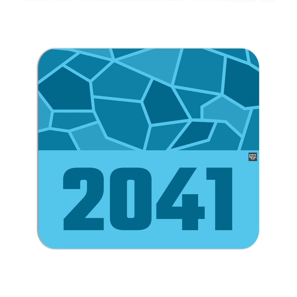 2041 Year Mouse pad (Sky Blue)