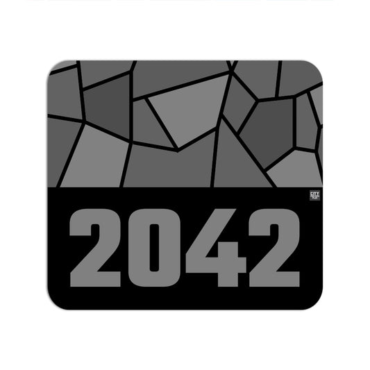 2042 Year Mouse pad (Black)