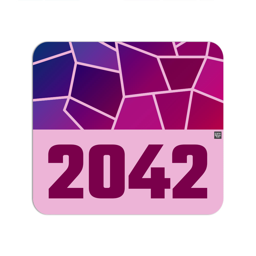 2042 Year Mouse pad (Light Pink)