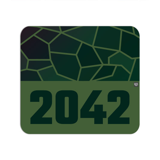 2042 Year Mouse pad (Olive Green)