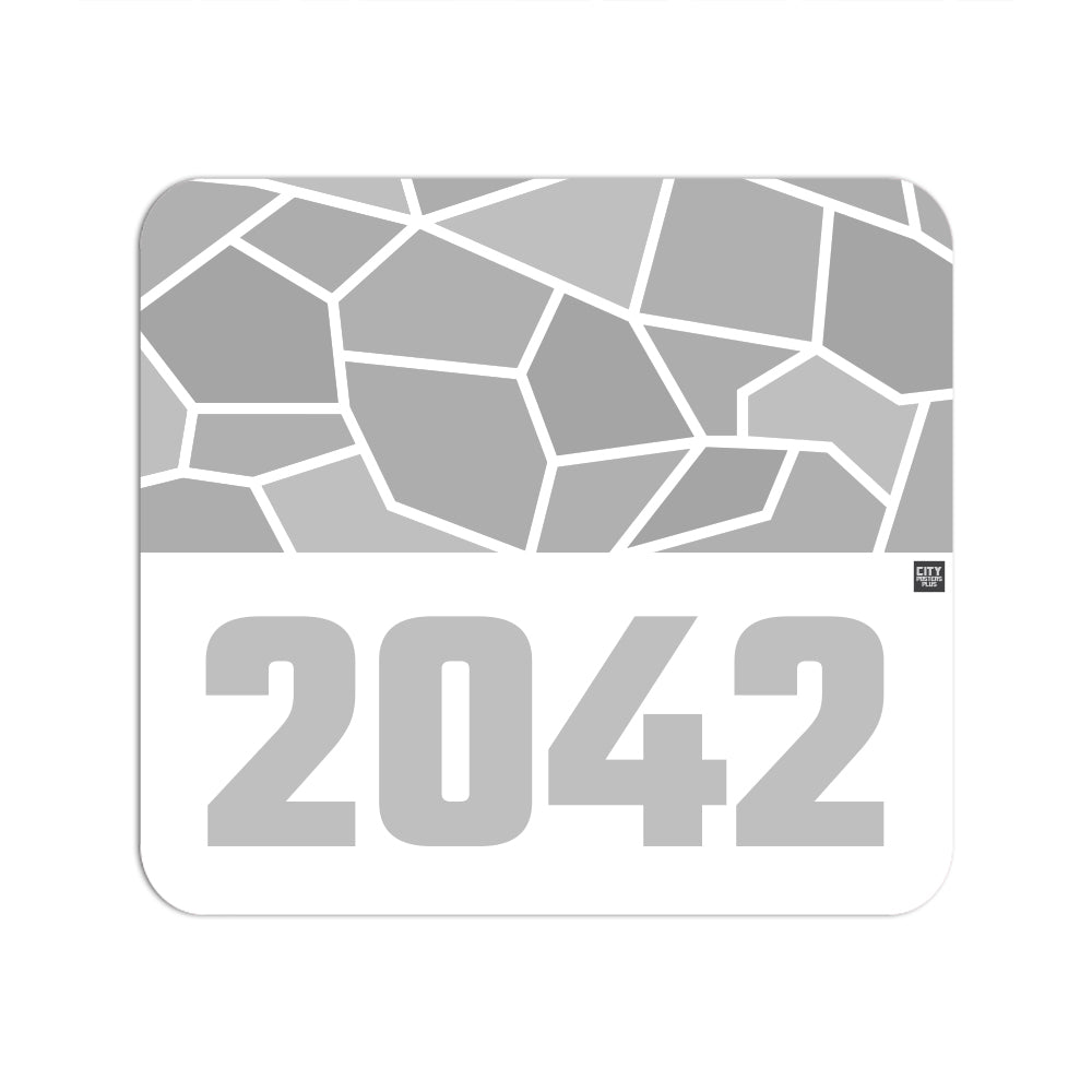 2042 Year Mouse pad (White)