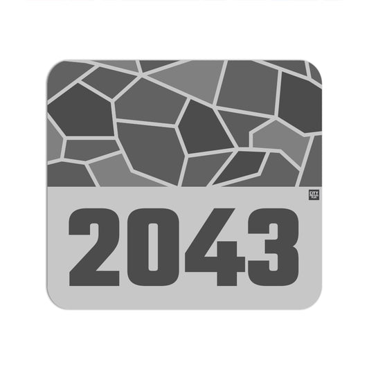 2043 Year Mouse pad (Melange Grey)