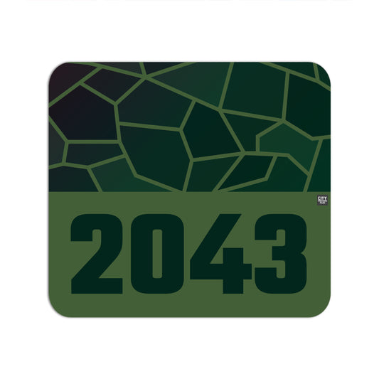 2043 Year Mouse pad (Olive Green)