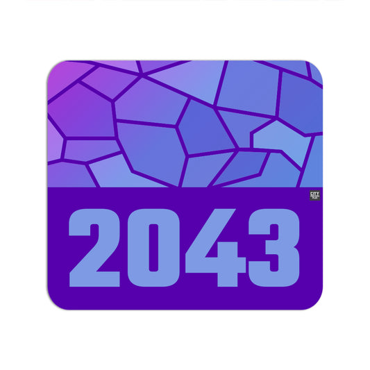 2043 Year Mouse pad (Purple)