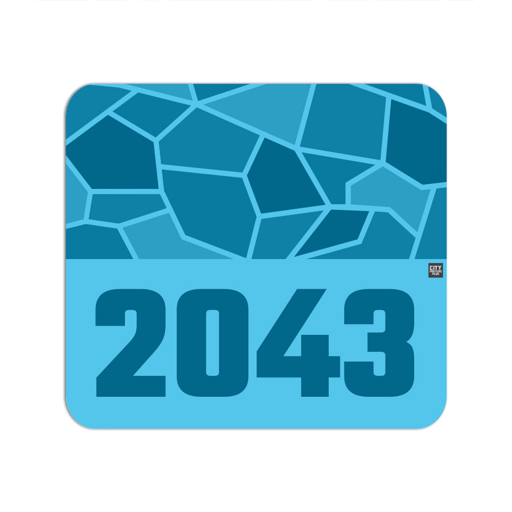 2043 Year Mouse pad (Sky Blue)