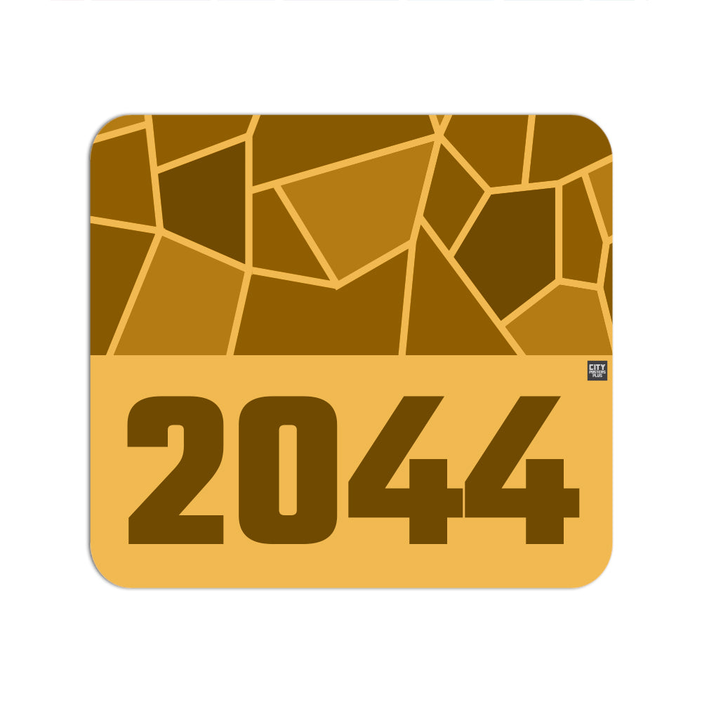 2044 Year Mouse pad (Golden Yellow)