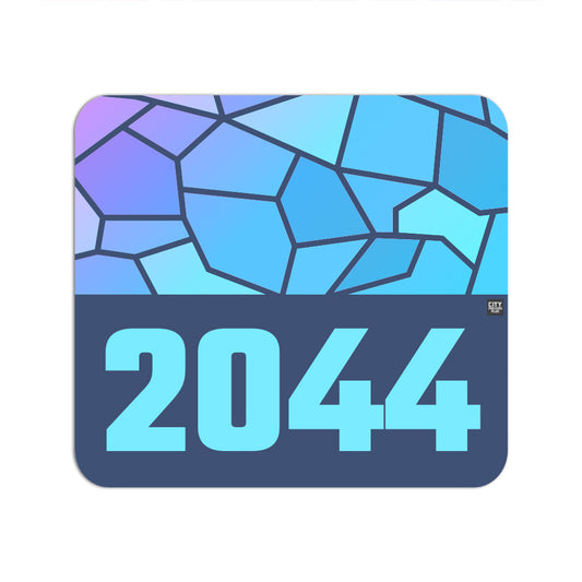 2044 Year Mouse pad (Navy Blue)