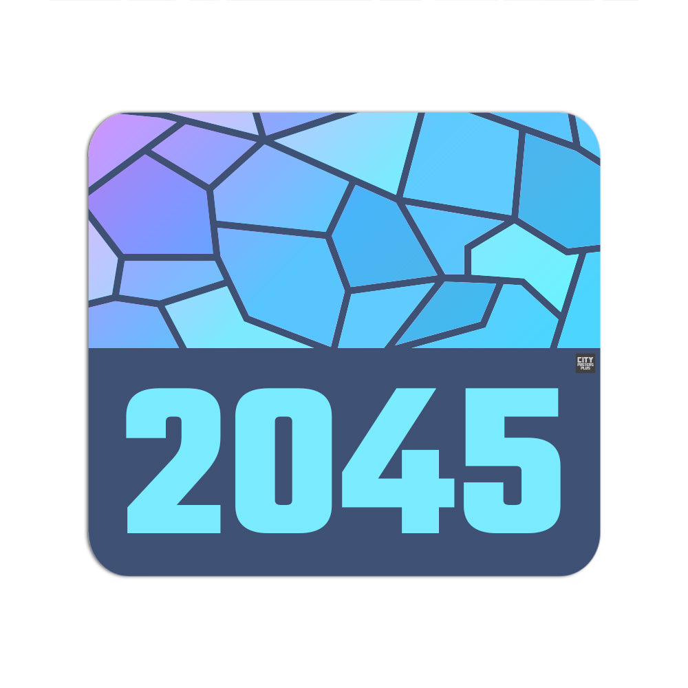 2045 Year Mouse pad (Navy Blue)