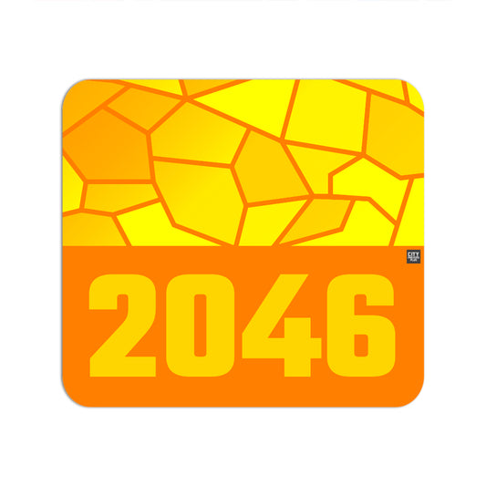 2046 Year Mouse pad (Orange)