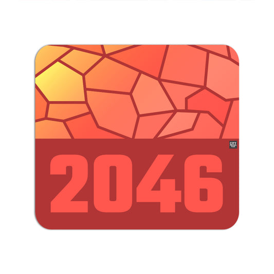 2046 Year Mouse pad (Red)