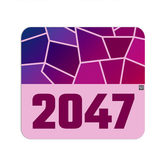 2047 Year Mouse pad (Light Pink)