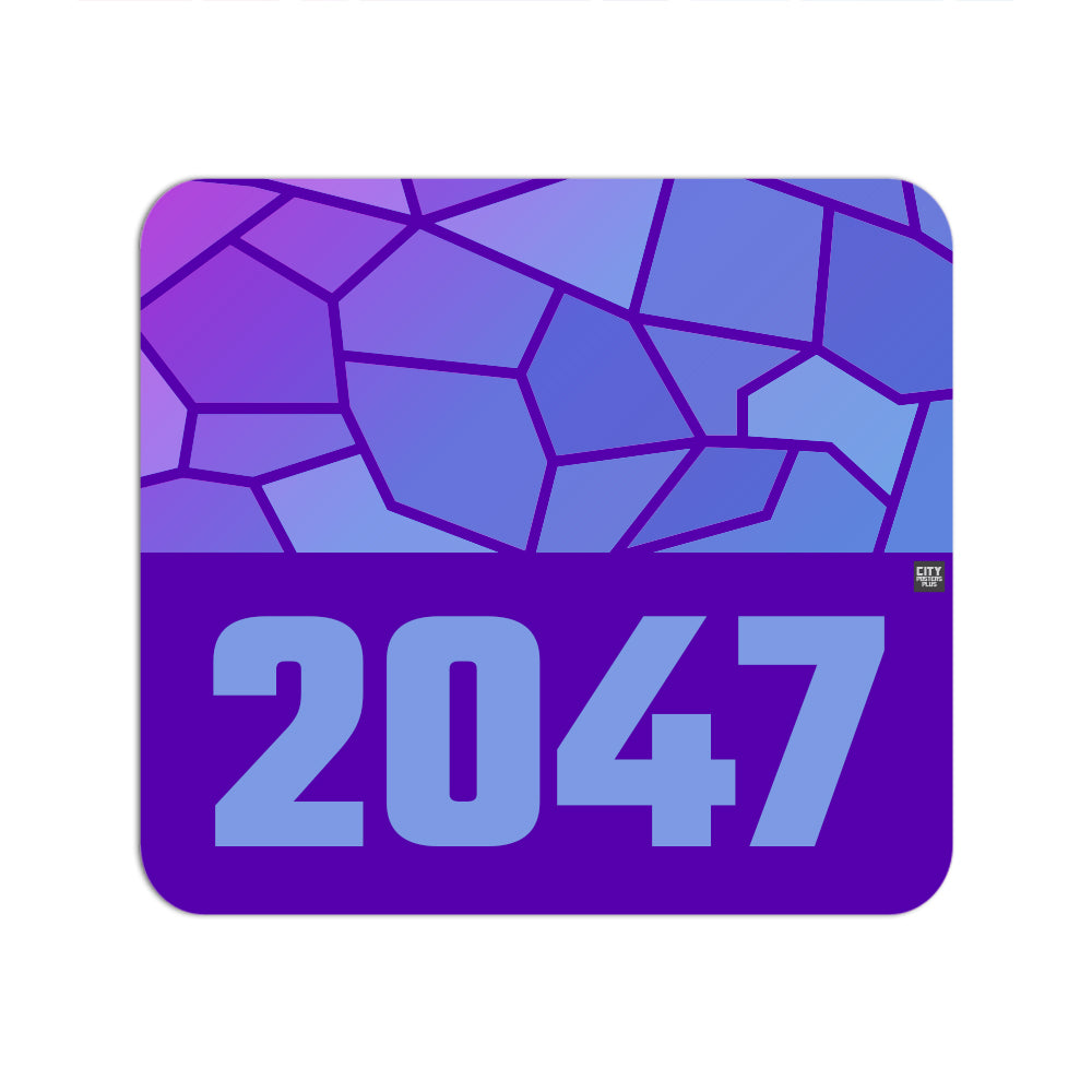 2047 Year Mouse pad (Purple)