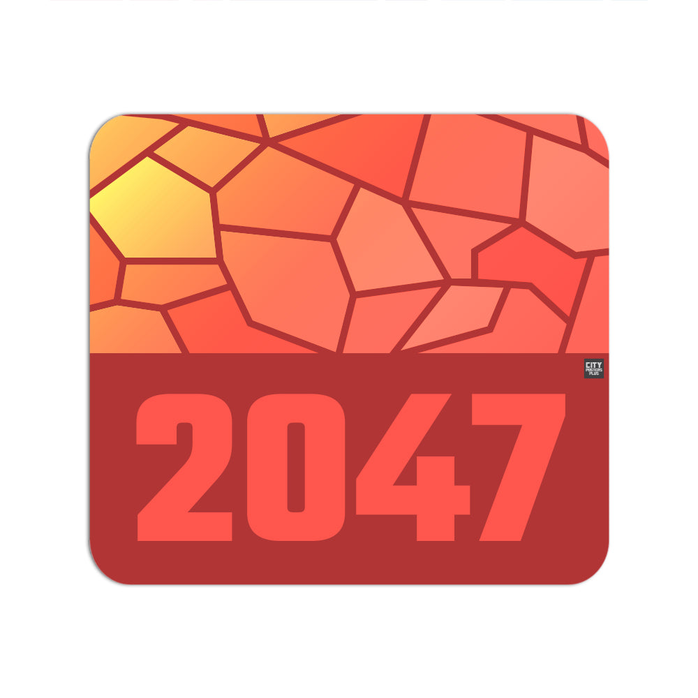 2047 Year Mouse pad (Red)