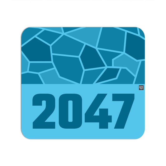 2047 Year Mouse pad (Sky Blue)