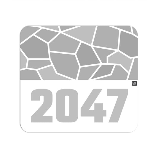 2047 Year Mouse pad (White)