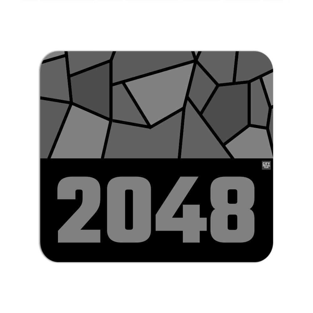 2048 Year Mouse pad (Black)