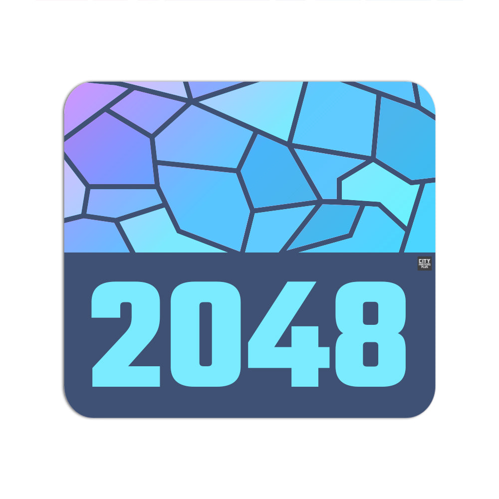 2048 Year Mouse pad (Navy Blue)