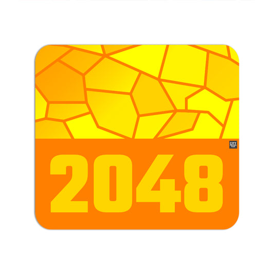 2048 Year Mouse pad (Orange)