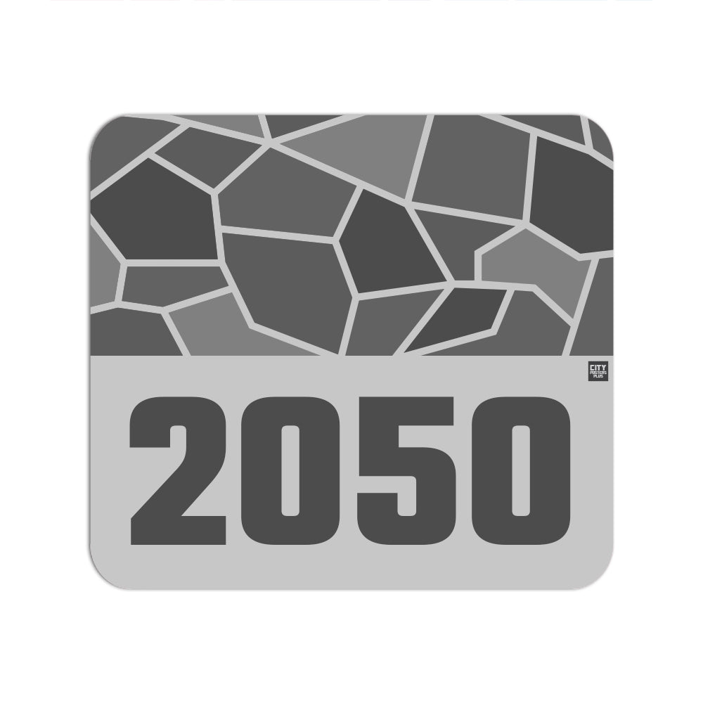 2050 Year Mouse pad (Melange Grey)