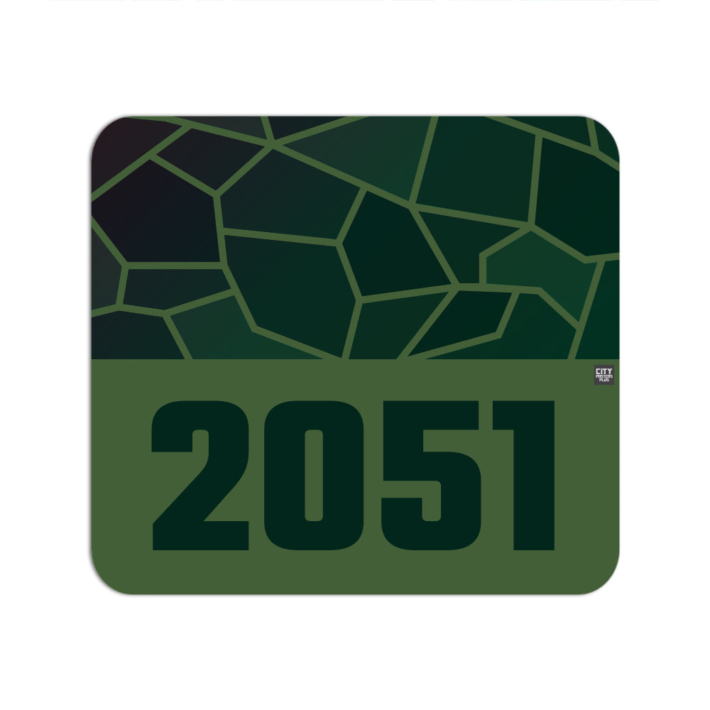 2051 Year Mouse pad (Olive Green)