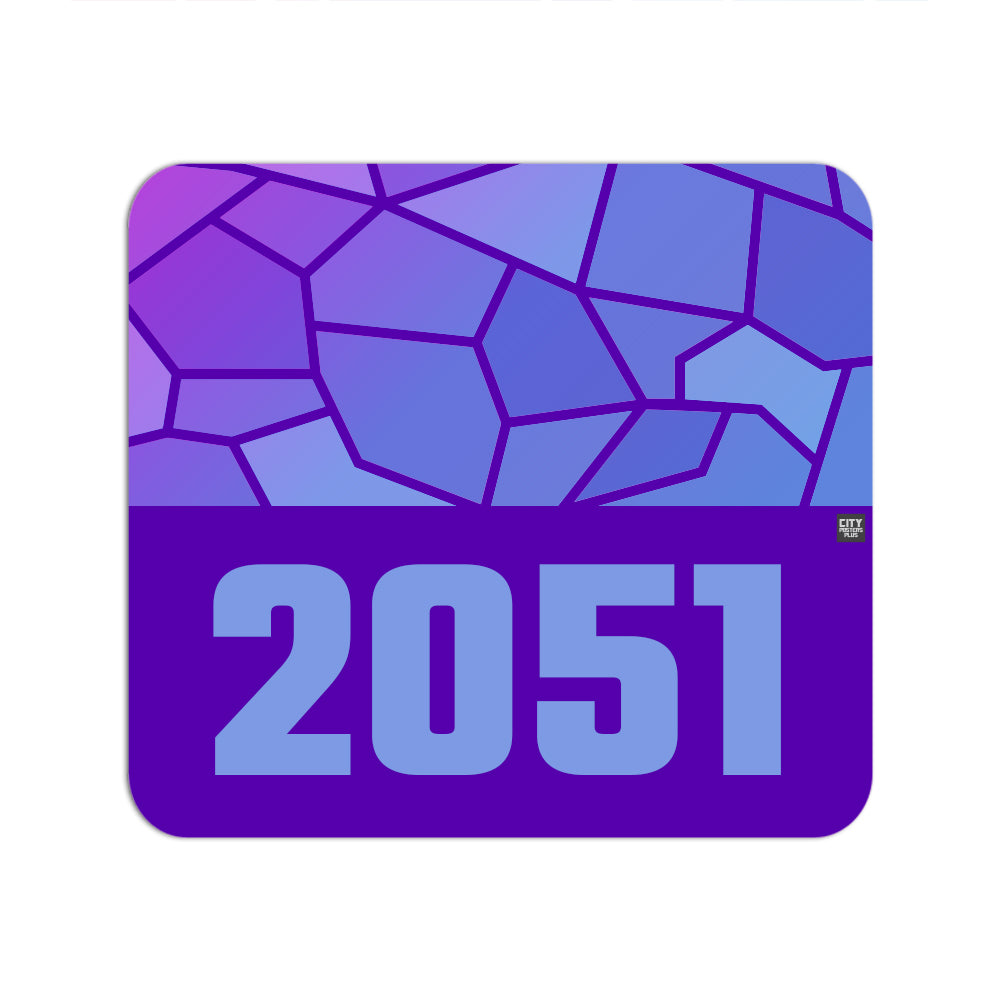 2051 Year Mouse pad (Purple)