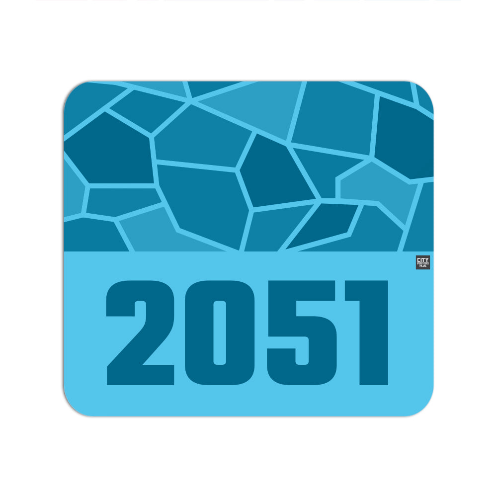 2051 Year Mouse pad (Sky Blue)