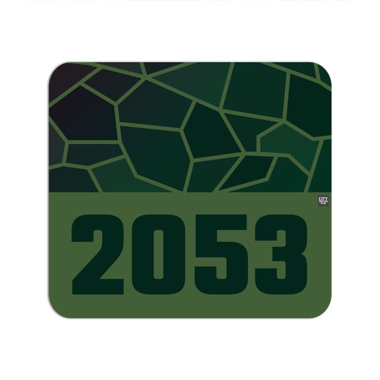 2053 Year Mouse pad (Olive Green)