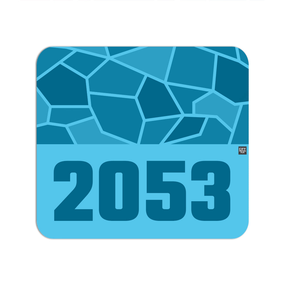 2053 Year Mouse pad (Sky Blue)