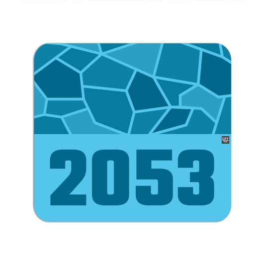 2053 Year Mouse pad (Sky Blue)