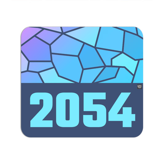 2054 Year Mouse pad (Navy Blue)