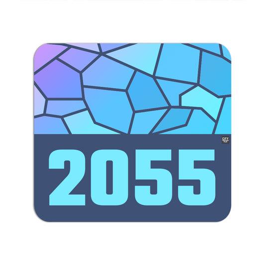 2055 Year Mouse pad (Navy Blue)