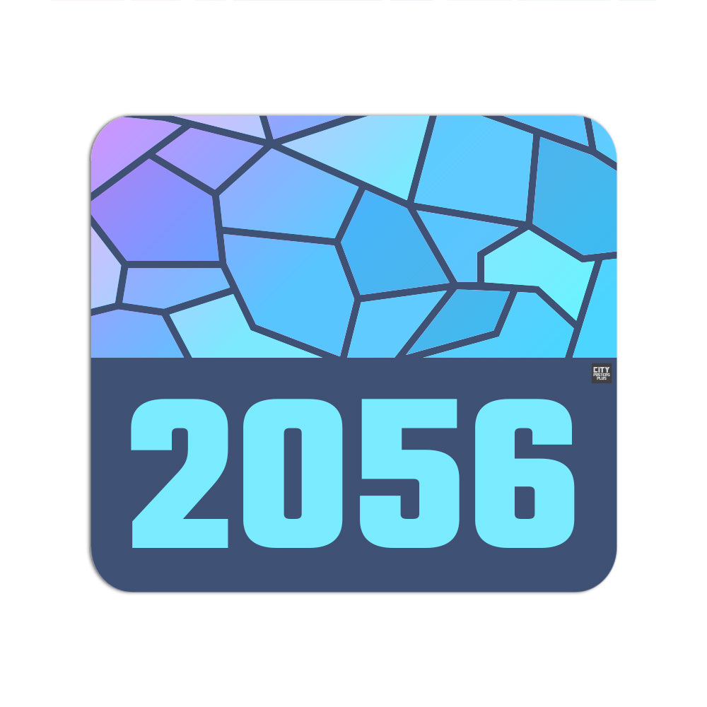 2056 Year Mouse pad (Navy Blue)