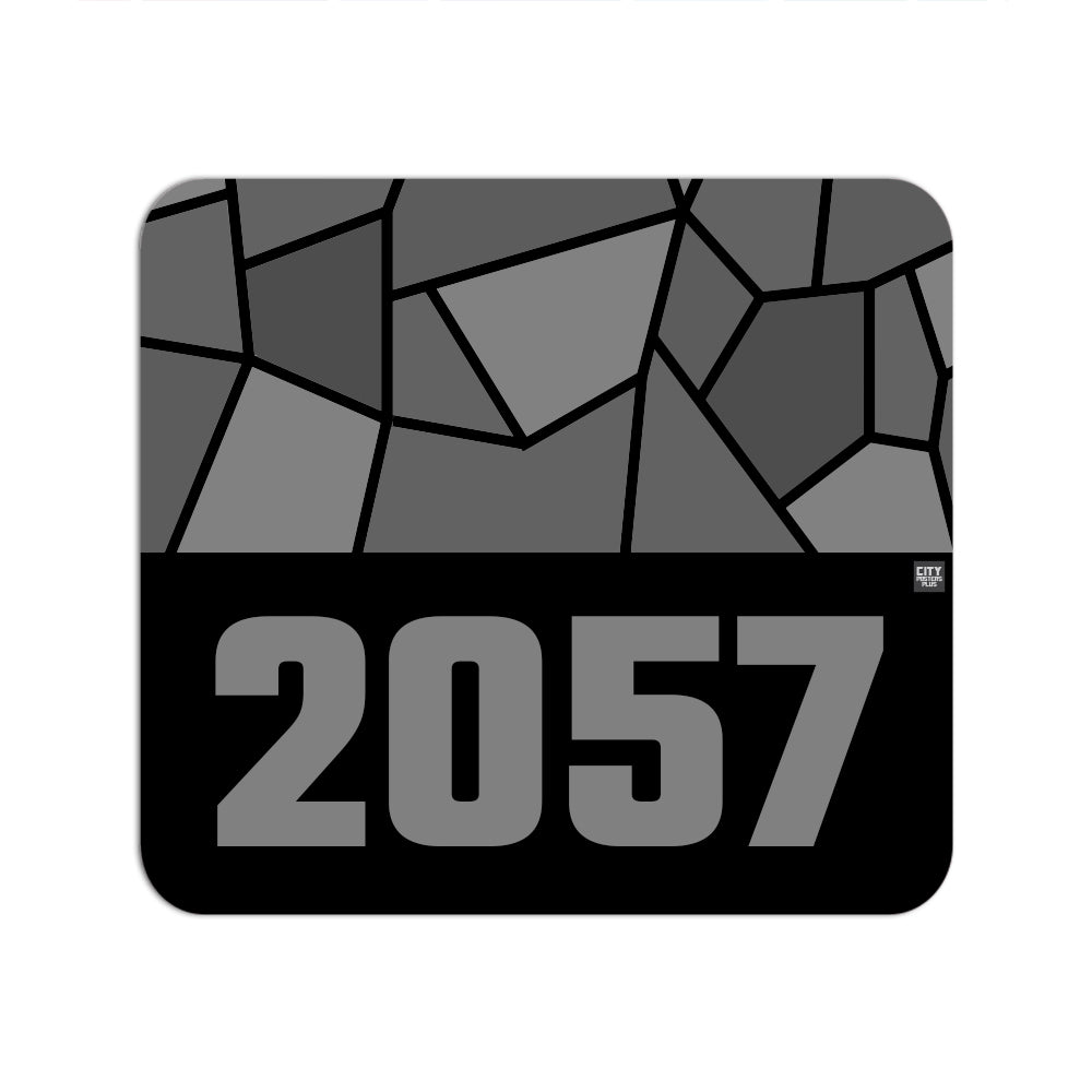 2057 Year Mouse pad (Black)