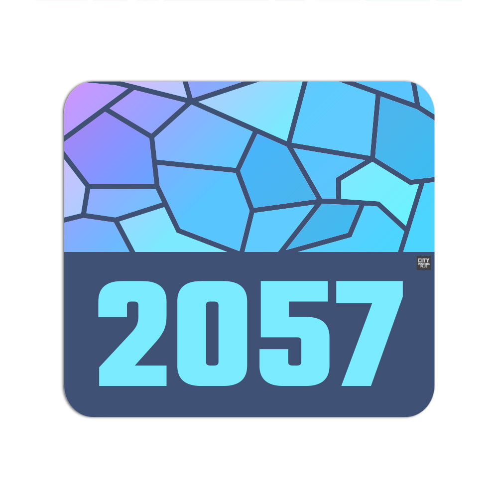 2057 Year Mouse pad (Navy Blue)