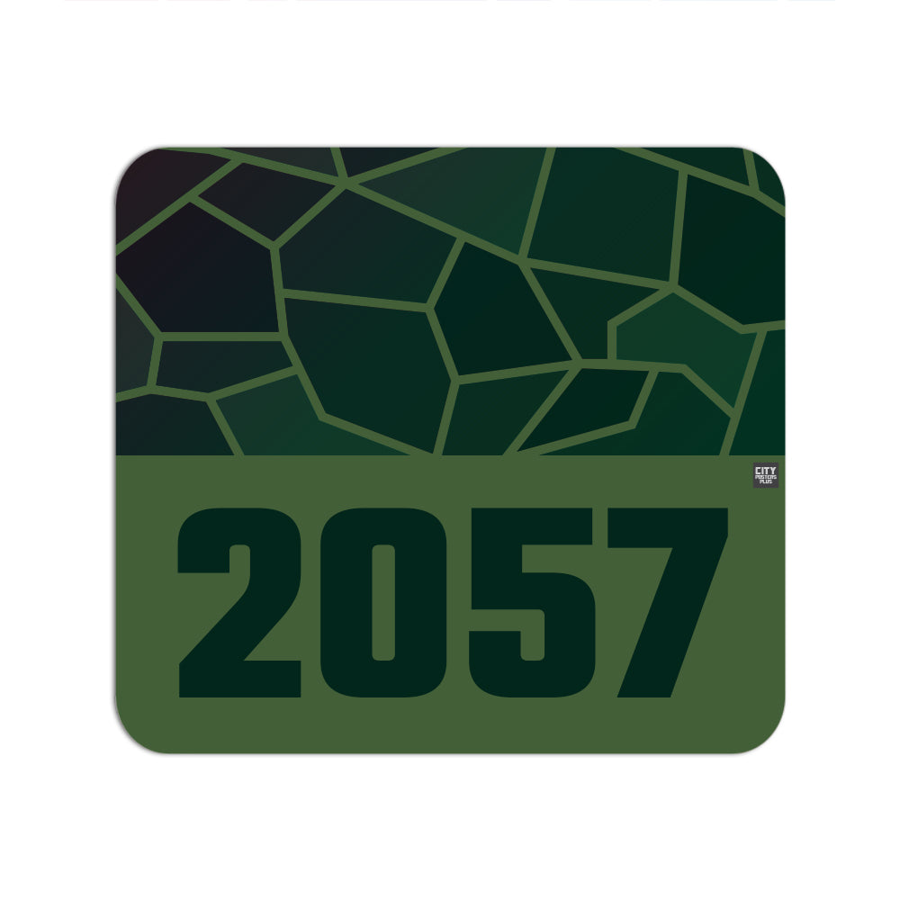 2057 Year Mouse pad (Olive Green)