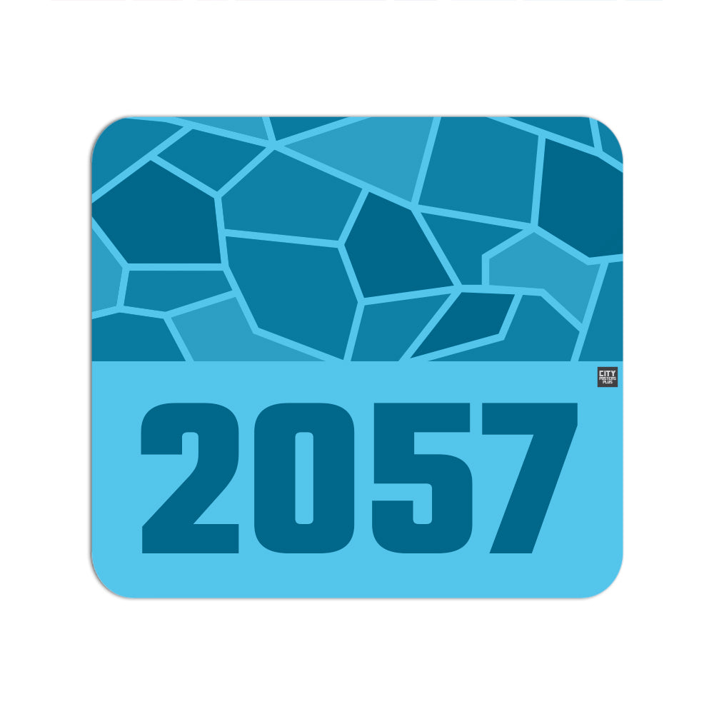 2057 Year Mouse pad (Sky Blue)