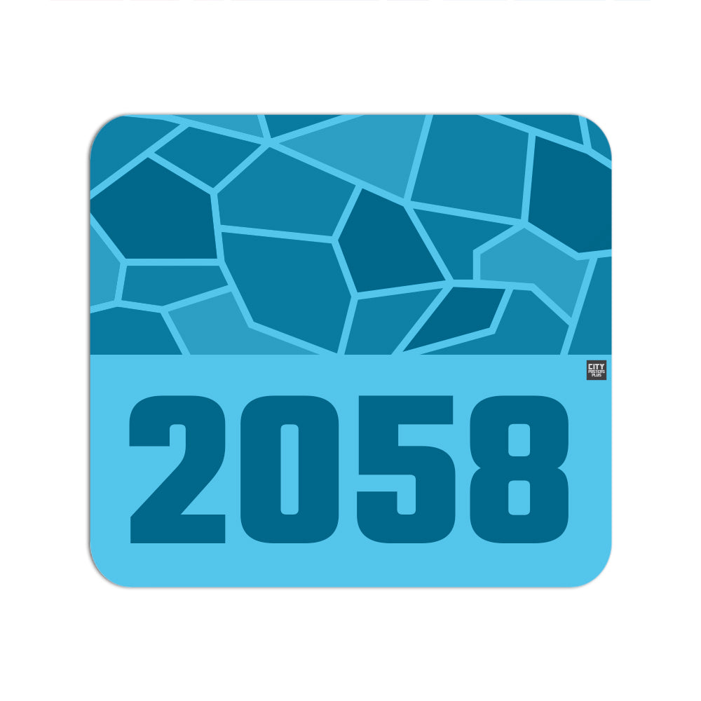 2058 Year Mouse pad (Sky Blue)