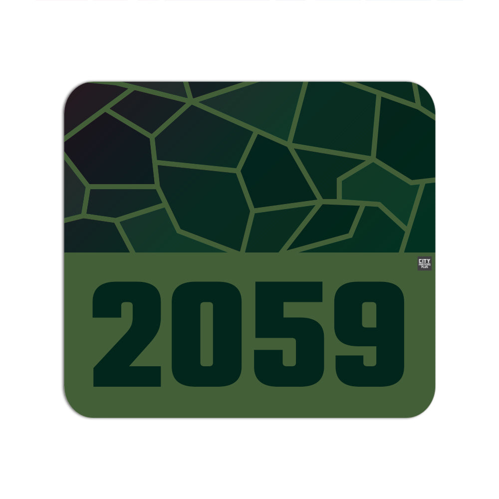 2059 Year Mouse pad (Olive Green)