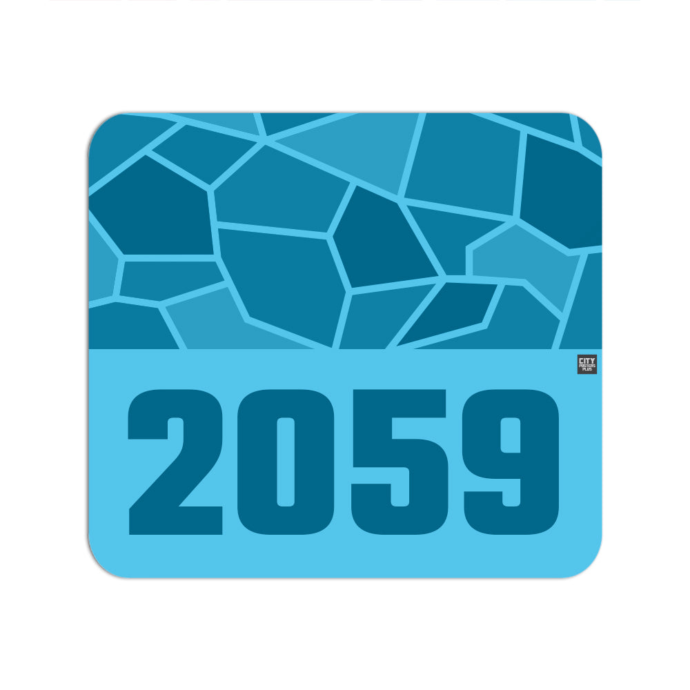 2059 Year Mouse pad (Sky Blue)