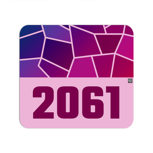 2061 Year Mouse pad (Light Pink)