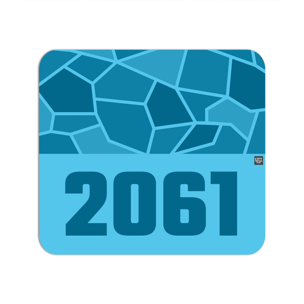 2061 Year Mouse pad (Sky Blue)